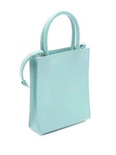 Pre-owned Loewe 2000-2025 Leather Standard A5 Tote Satchel In Blue