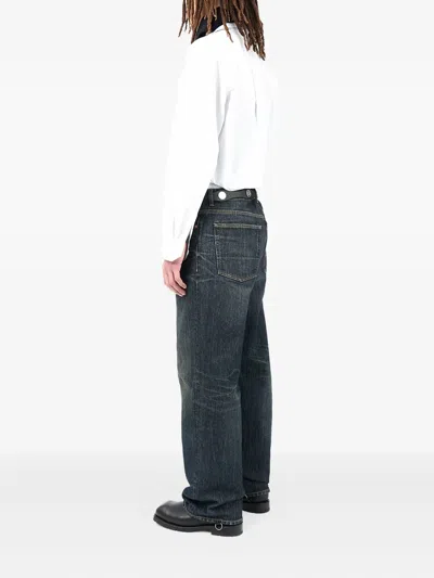Our Legacy 25.5cm Third Cut Cotton Denim Jeans In Black