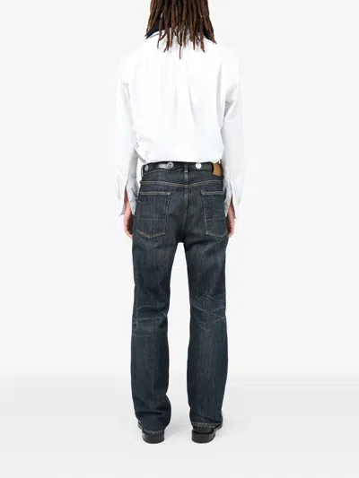 Our Legacy 25.5cm Third Cut Cotton Denim Jeans In Black