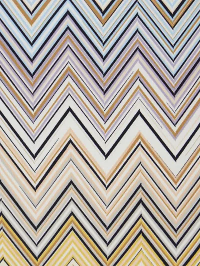 Missoni Zigzag-pattern Cushion (40cm X 40cm) In Multi