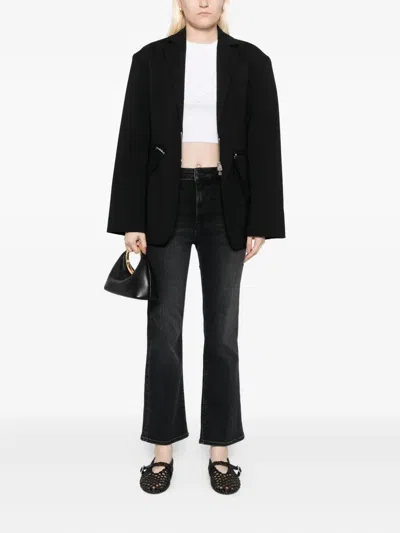 Frame The Reboot Cropped Jeans In Black