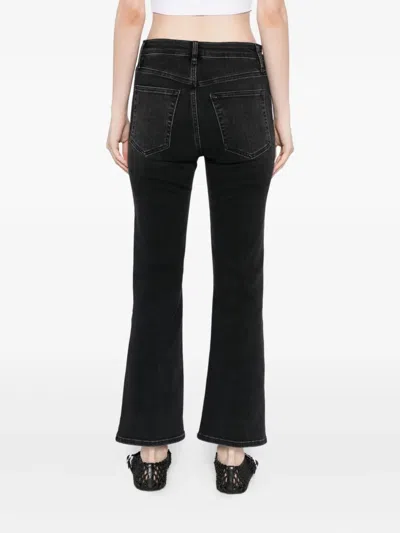 Frame The Reboot Cropped Jeans In Black