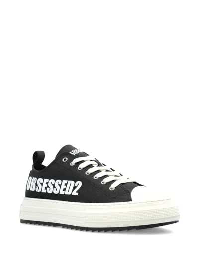 Dsquared2 Obsessed2 Logo Sneakers In Black