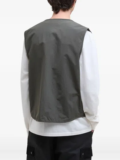 Barbour Utility Editor Multi-pocket Gilet In Gray