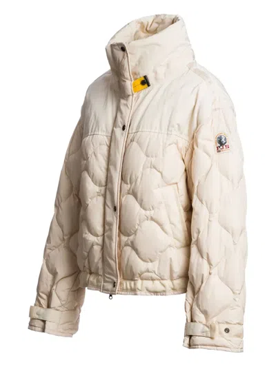 Parajumpers Quilted Puffer Jacket In Neutral