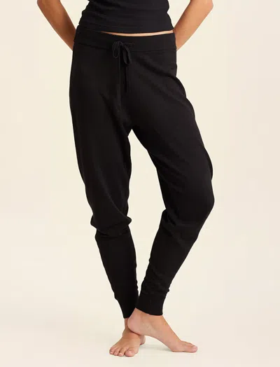 Papinelle Cotton Cashmere Jogger In Black