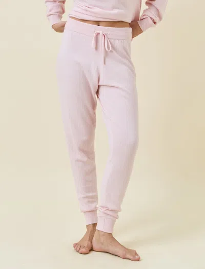 Papinelle Cotton Cashmere Jogger In Purple