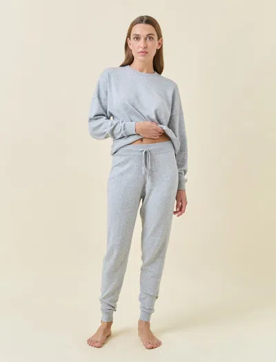 Papinelle Cotton Cashmere Jogger In Blue
