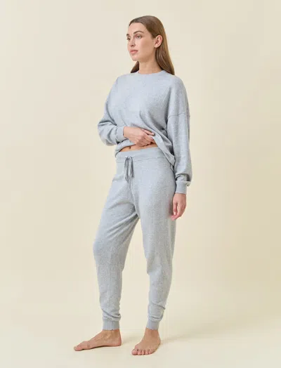 Papinelle Cotton Cashmere Jogger In Blue
