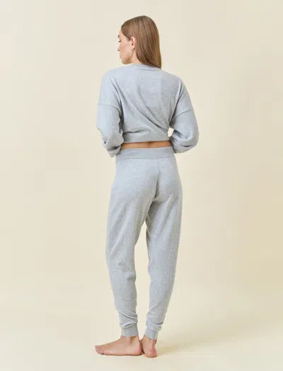 Papinelle Cotton Cashmere Jogger In Blue