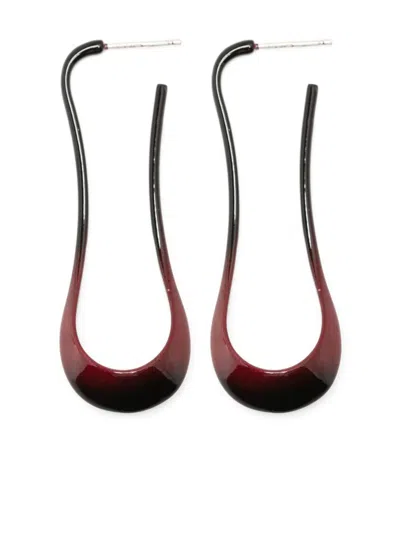 Lemaire Silver Earrings Women In Brown