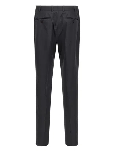 Pal Zileri Single-breasted Wool Suit In Blue