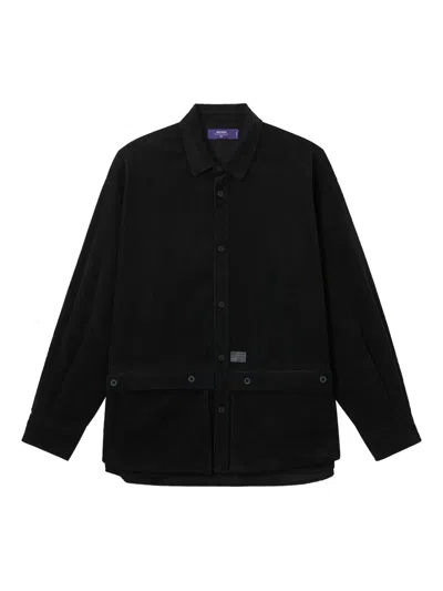 灯芯绒口袋衬衫