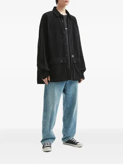 灯芯绒口袋衬衫