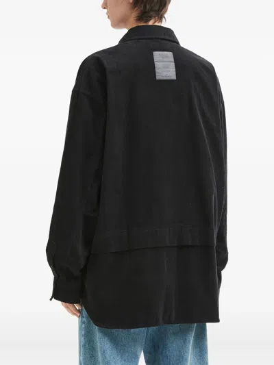 灯芯绒口袋衬衫