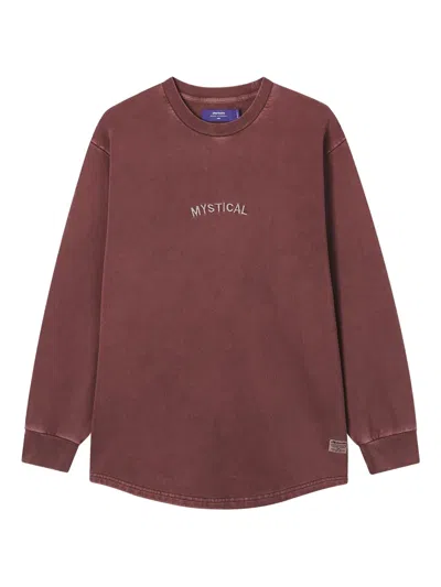 动物刺绣圆领卫衣