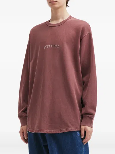 动物刺绣圆领卫衣