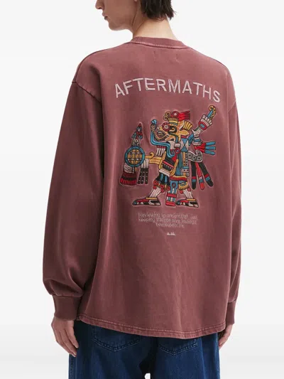 动物刺绣圆领卫衣