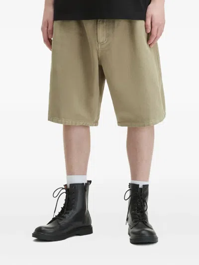 Alpha Industries Utility-pockets Cotton Shorts In Neutral