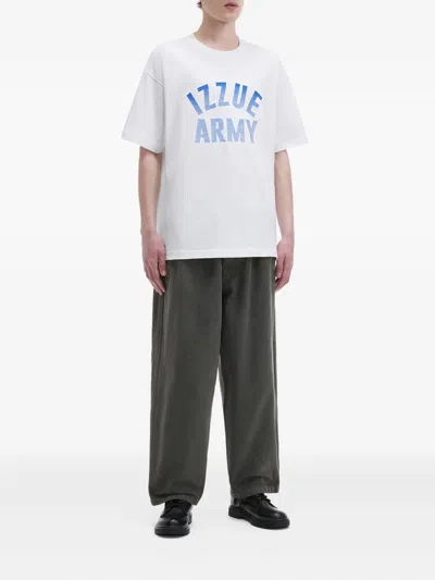 Alpha Industries Drawstring Patch-detail Trousers In Brown