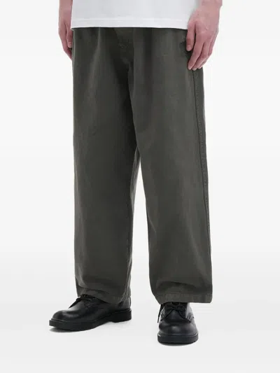 Alpha Industries Drawstring Patch-detail Trousers In Brown