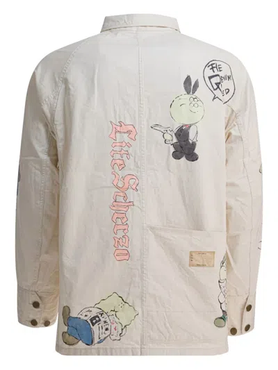 Kapital Cactus Beer Printed Cotton-twill Jacket In Neutral