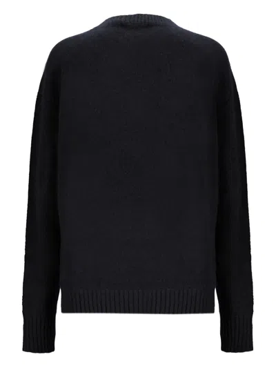 Laneus Crew-neck Sweater In Black