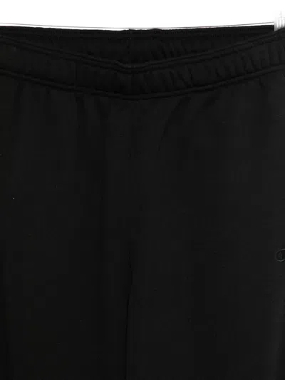 Champion Elasticated-cuff Track Pants In Black
