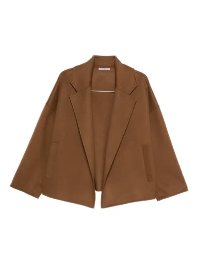 Dušan Notched-lapel Jacket In Brown