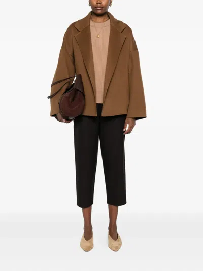 Dušan Notched-lapel Jacket In Brown