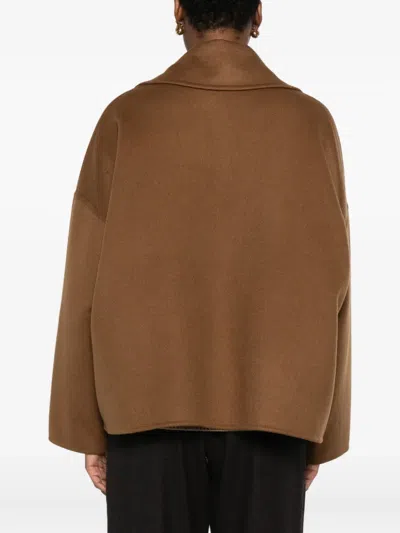 Dušan Notched-lapel Jacket In Brown