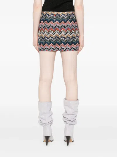 Missoni Minirock Aus Strukturierter Spitze In Multi