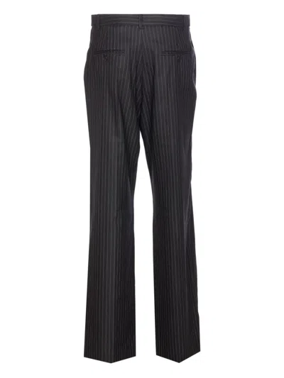 Isabel Marant Tailored Pinstripe Trousers Featuring Pockets In Black