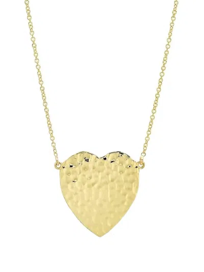 Jennifer Meyer Hammered 18-karat Gold Necklace In Gold