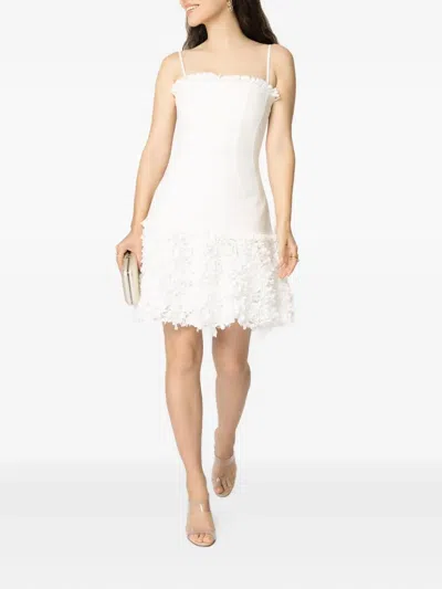 Alexis Amrisa Ruffled Mini Dress In White