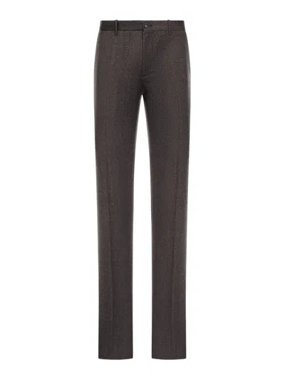 Incotex Cotton Straight-leg Trousers In Gold