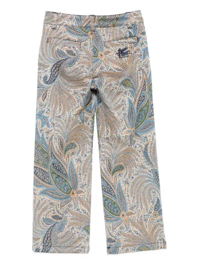 Etro Paisley-pattern Trousers In Multi