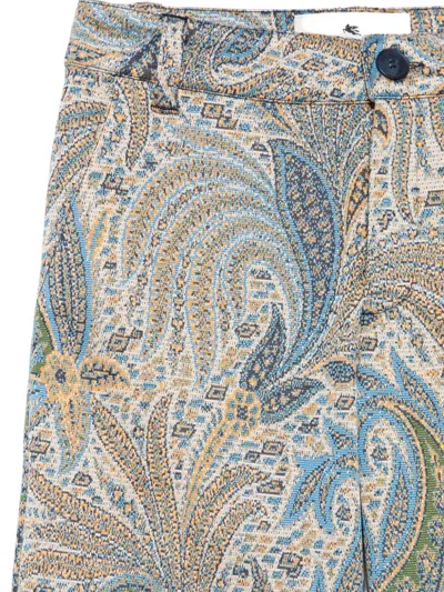 Etro Paisley-pattern Trousers In Multi