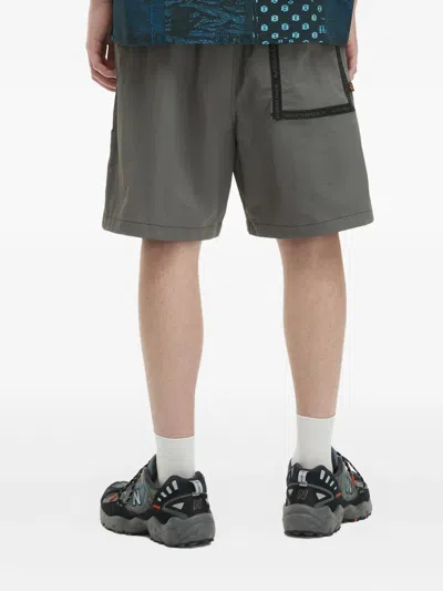 Alpha Industries Patch-detail Side-pocket Shorts In Black