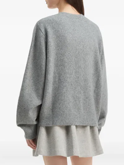 B+ab Star-embellishment Cardigan In Gray