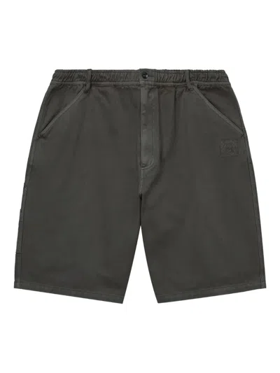 Alpha Industries Patch-pocket Utility Shorts In Gray