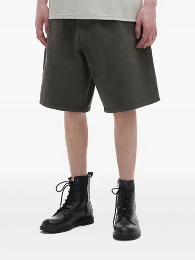 Alpha Industries Patch-pocket Utility Shorts In Gray