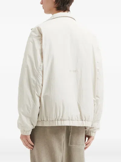 Izzue Zip-front Pocket Jacket In White