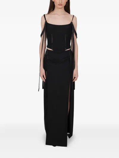Rxquette Lace-details Top In Black