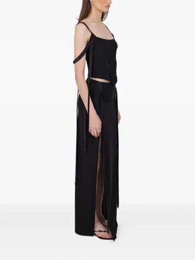 Rxquette Lace-details Top In Black