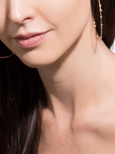 Mattia Cielo 18k Gold Rugiada Diamond Hoops In Gold