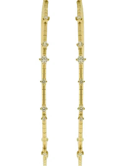 Mattia Cielo 18k Gold Rugiada Diamond Hoops In Gold