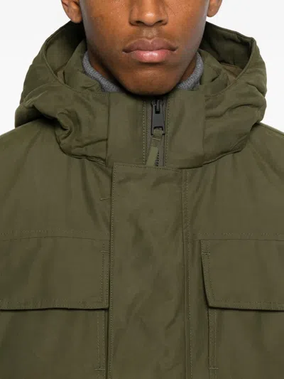 Canada Goose Army Green Cotton Blend Maitland Down Jacket In Green
