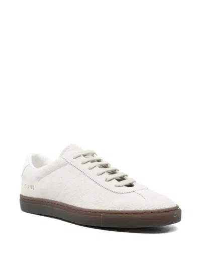 Common Projects Suede Sneakers In White