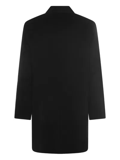 Montecore Button-fastening Lapel-collar Coat In Blue